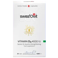 Витамины SwissOvit Vitamina D3 (4840257008215) 30 капсул