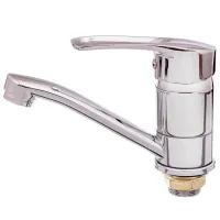Baterie pentru bucătărie Frap F 45701-B Mono comandă / Pivotantă / Aliaj de zinc / Crom