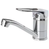 Baterie pentru bucătărie Frap F 4528 B Mono comandă / Pivotantă / Silumin / Crom