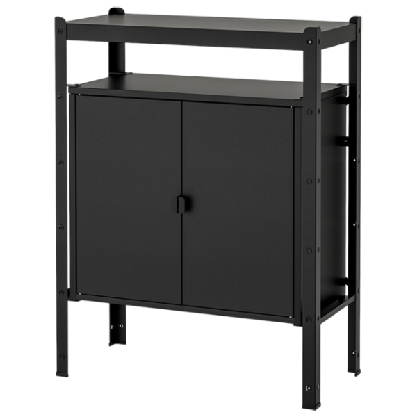 Comodă pentru birou Ikea Bror  110 x 85 x 40 / Metal / Black photo 1