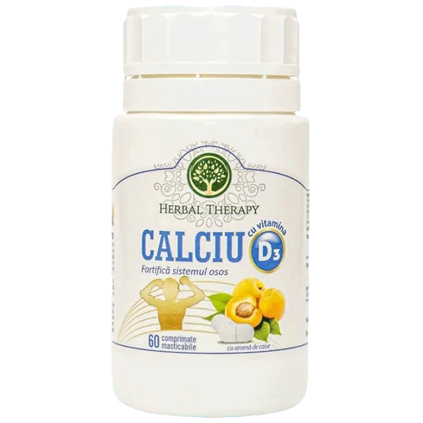 Vitamine și minerale Herbal Therapy Calciu D3 (4840257009052) 60 photo 1 Vitamine și minerale Herbal Therapy Calciu D3 (4840257009052) 60 photo 1