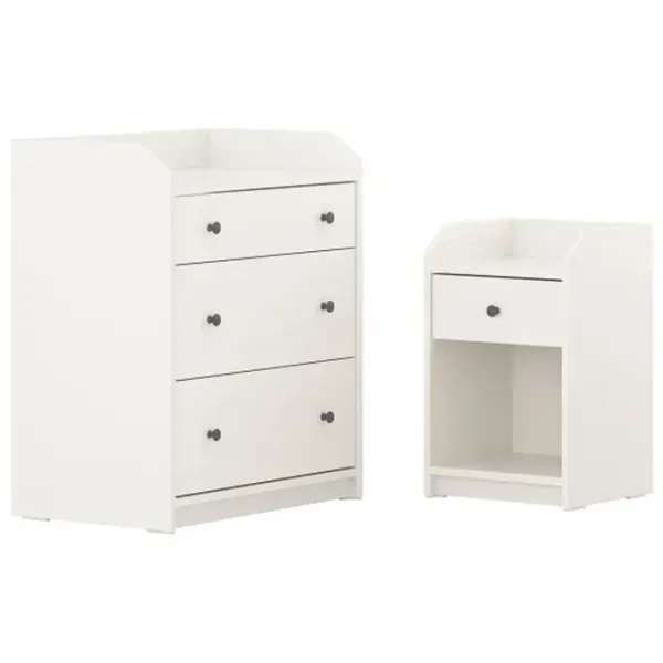 Set pentru dormitor Ikea Hauga 2  LPAL / White photo 1