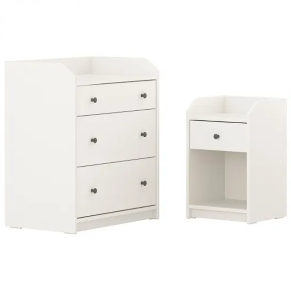 Set pentru dormitor Ikea Hauga 2  LPAL / White photo 1