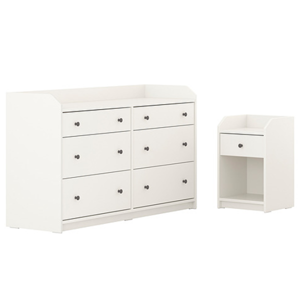 Set pentru dormitor Ikea Hauga 2  LPAL / White photo 1