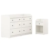 Set pentru dormitor Ikea Hauga 2  LPAL / White