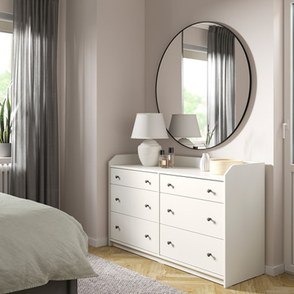 Set pentru dormitor Ikea Hauga 3  LPAL / White photo 2