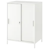 Комод для офиса Ikea Trotten 110 x 80 x 55см / Металл / Белый