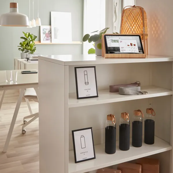 Comodă pentru birou Ikea Trotten 110 x 80 x 55 / Metal / Alb photo 9