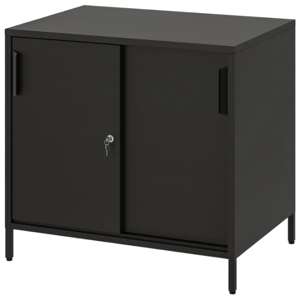 Comodă pentru birou Ikea Trotten 75 x 80 x 55 / Metal / Antracite photo 1
