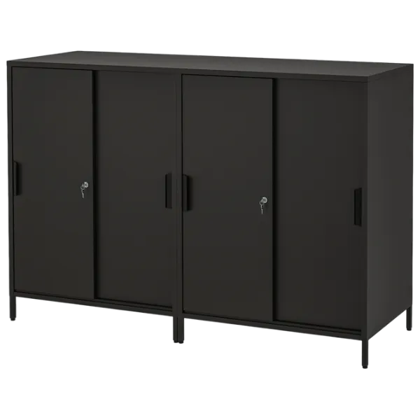 Comodă pentru birou Ikea Trotten 110 x 160 x 55 / Metal / Antracite photo 1