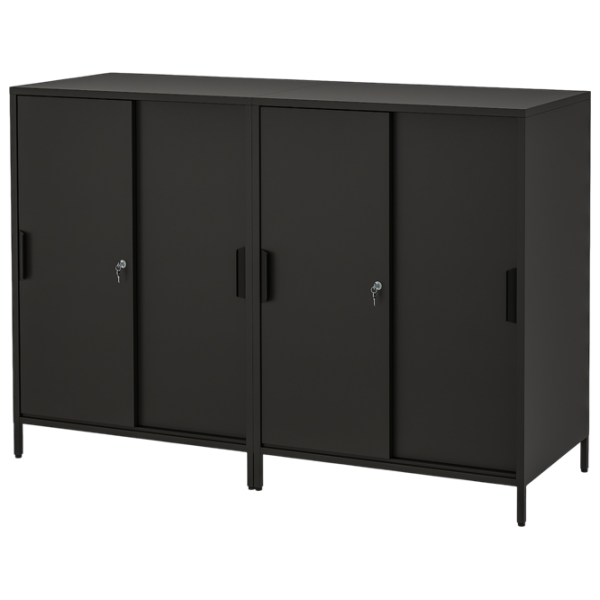 Comodă pentru birou Ikea Trotten 110 x 160 x 55 / Metal / Antracite photo 1