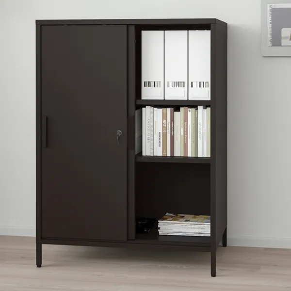 Comodă pentru birou Ikea Trotten 110 x 160 x 55 / Metal / Antracite photo 2