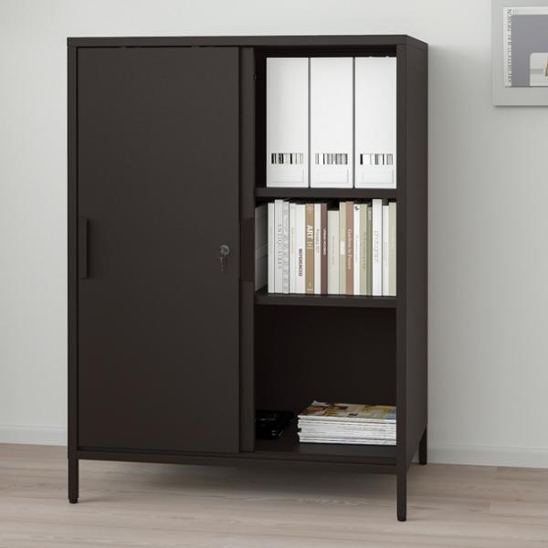 Comodă pentru birou Ikea Trotten 110 x 160 x 55 / Metal / Antracite photo 2