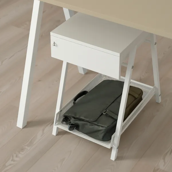 Comodă pentru birou Ikea Trotten 56 x 34 x 47 / Metal / Alb photo 4