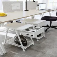 Комод для офиса Ikea Trotten 56 x 34 x 47см / Металл / Белый photo 5