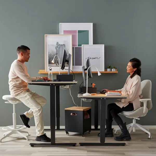 Comodă pentru birou Ikea Trotten 47 x 35 x 35 / Metal / Bambus photo 6 Comodă pentru birou Ikea Trotten 47 x 35 x 35 / Metal / Bambus photo 6