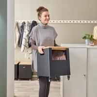 Comodă pentru birou Ikea Trotten 47 x 35 x 35 / Metal / Bambus photo 7