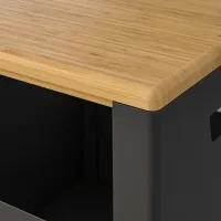 Comodă pentru birou Ikea Trotten 47 x 35 x 35 / Metal / Bambus photo 8