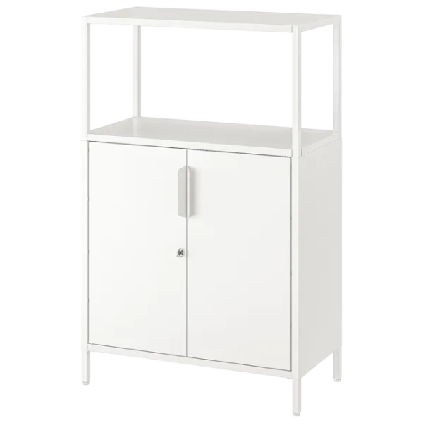 Comodă pentru birou Ikea Trotten 110 x 70 x 35 / Metal / Alb photo 1