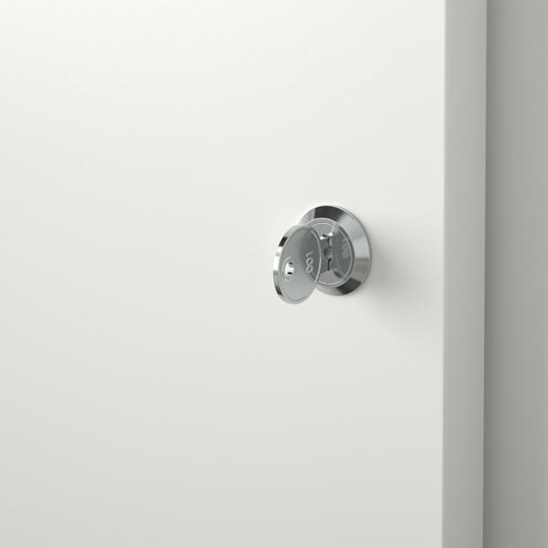 Comodă pentru birou Ikea Trotten 110 x 70 x 35 / Metal / Alb photo 4