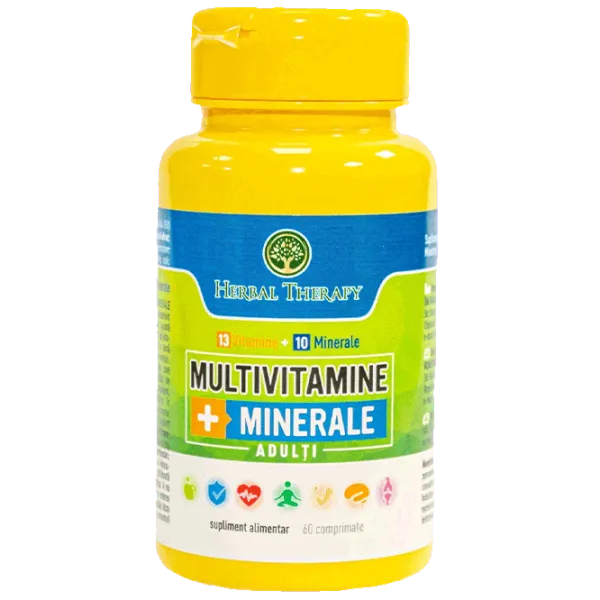 Vitamine și minerale Herbal Therapy Multivitamine + Minerale (4840257009007) 60 photo 1 Vitamine și minerale Herbal Therapy Multivitamine + Minerale (4840257009007) 60 photo 1