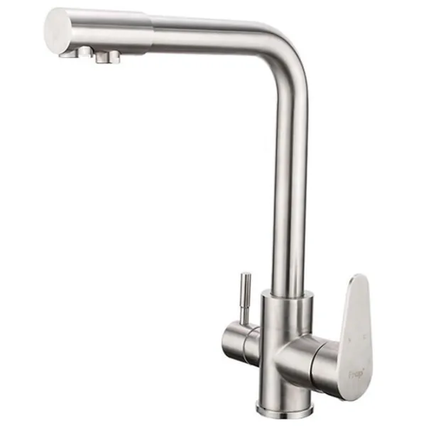 Baterie pentru bucătărie Frap F 4348 Mono comandă / Pivotantă / Inox / Inox photo 1