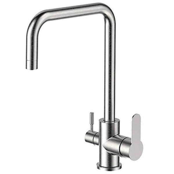 Baterie pentru bucătărie Frap F 43801 Mono comandă / Pivotantă / Inox / Inox photo 1