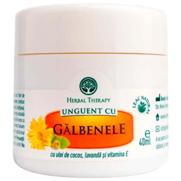Unguent Herbal Therapy Gălbenele White / 0.04l photo 1 Unguent Herbal Therapy Gălbenele White / 0.04l photo 1