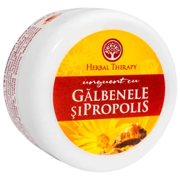 Unguent Herbal Therapy Gălbenele și Propolis  White / 0.02l photo 1 Unguent Herbal Therapy Gălbenele și Propolis  White / 0.02l photo 1