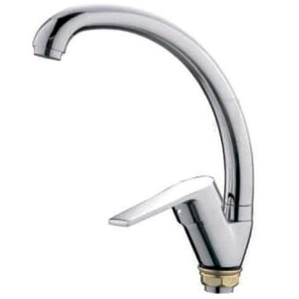 Baterie pentru bucătărie Frap R 41105 Mono comandă / Pivotantă / Silumin / Inox photo 1