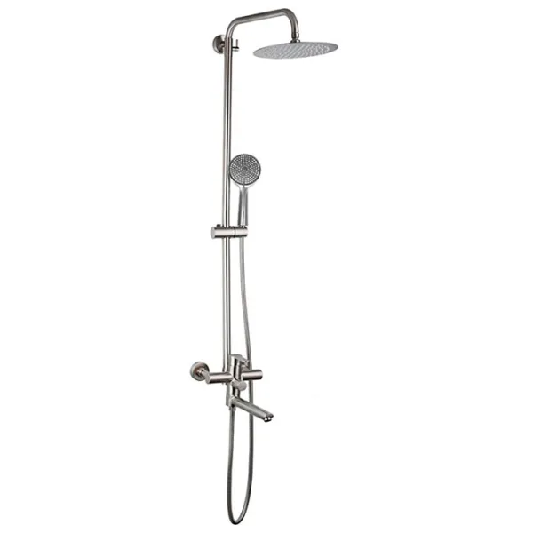 Set pentru duș Frap F 24801 Inox / Mat photo 1