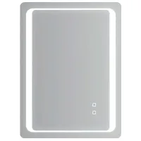 Зеркало для ванной Gappo LED G 605 Алюминий / Прямоугольная