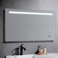 Oglindă de baie Gappo LED G 604-9 Aluminiu / Dreptunghiulară photo 2