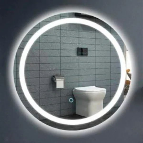 Oglindă de baie Gappo LED G 603 Aluminiu / Rotundă photo 3 Oglindă de baie Gappo LED G 603 Aluminiu / Rotundă photo 3