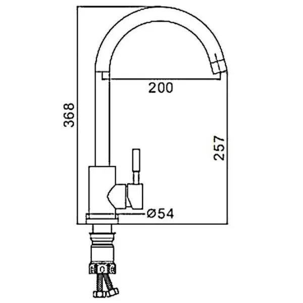 Baterie pentru bucătărie Frap F 40899-4 Mono comandă / Pivotantă / Inox / Crom photo 2 Baterie pentru bucătărie Frap F 40899-4 Mono comandă / Pivotantă / Inox / Crom photo 2