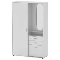 Шкаф для прихожей ML-Mobila Алиса ДСП / White