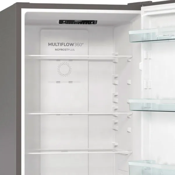 Frigider Gorenje NRK61CS2XL4 cu congelator jos 300 l / 185 cm / Inox photo 9