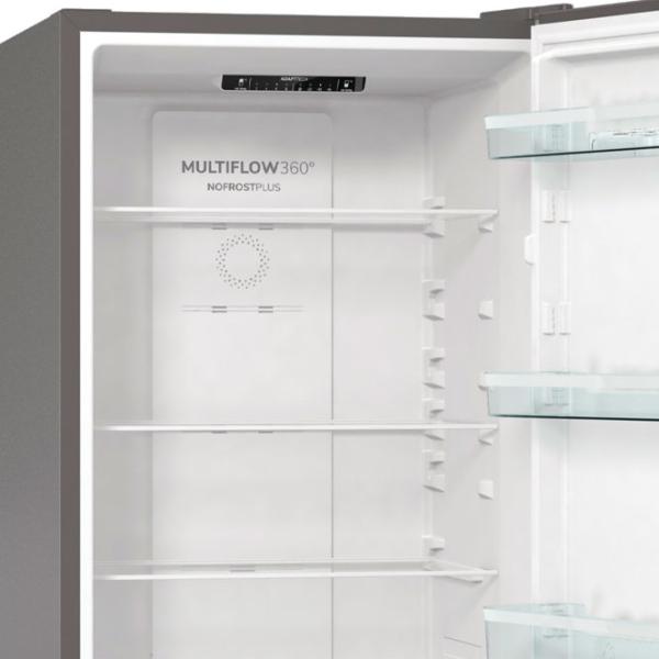 Frigider Gorenje NRK61CS2XL4 cu congelator jos 300 l / 185 cm / Inox photo 9