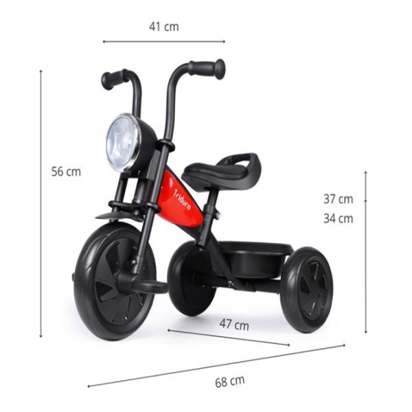 Triciclu Qplay Triduro 25 kg / Red photo 7