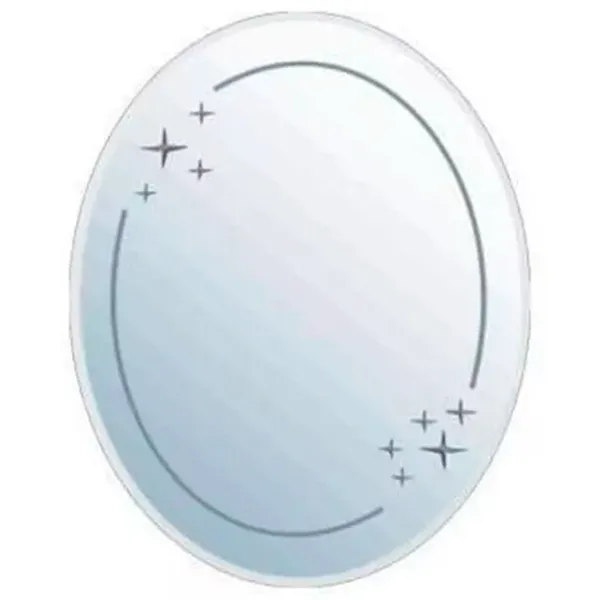Oglindă de baie Baieplus A 060 Glass / Oval photo 1 Oglindă de baie Baieplus A 060 Glass / Oval photo 1