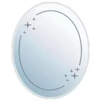 Зеркало для ванной Baieplus A 060 Стекло / Овальная