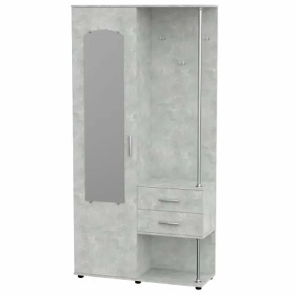 Dulap pentru antreu ML-Mobila Yana PAL / Gray photo 1