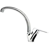 Baterie pentru bucătărie Fiore 81 CR 4310 Mono comandă / Pivotantă / Alamă / Black