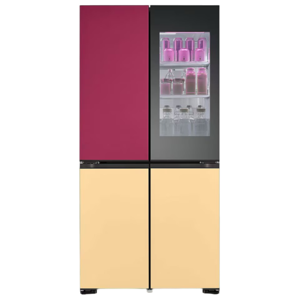 Frigider LG GMV960NNME cu congelator jos 617 l / 186.5 cm / Multicolor photo 1
