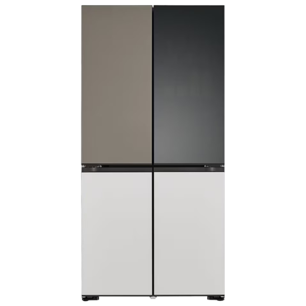 Frigider LG GMV960NNME cu congelator jos 617 l / 186.5 cm / Multicolor photo 2