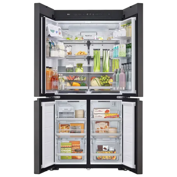 Frigider LG GMV960NNME cu congelator jos 617 l / 186.5 cm / Multicolor photo 4