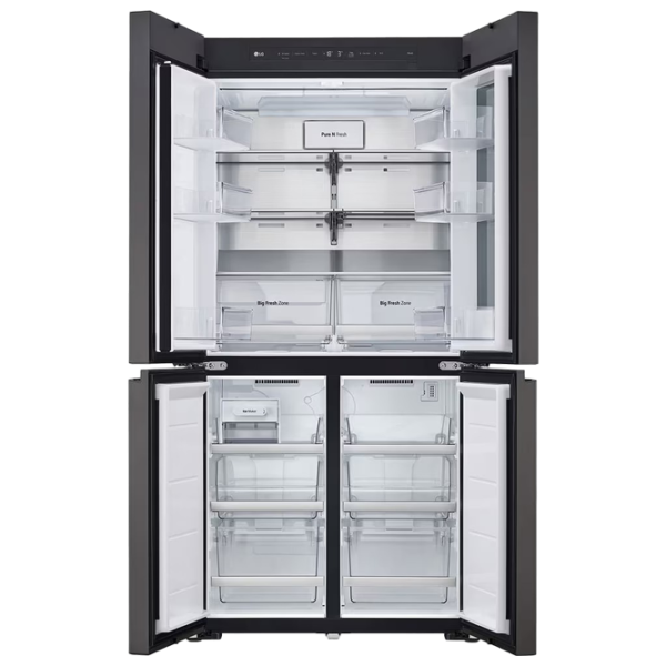 Frigider LG GMV960NNME cu congelator jos 617 l / 186.5 cm / Multicolor photo 5