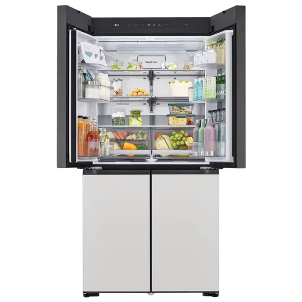 Frigider LG GMV960NNME cu congelator jos 617 l / 186.5 cm / Multicolor photo 6