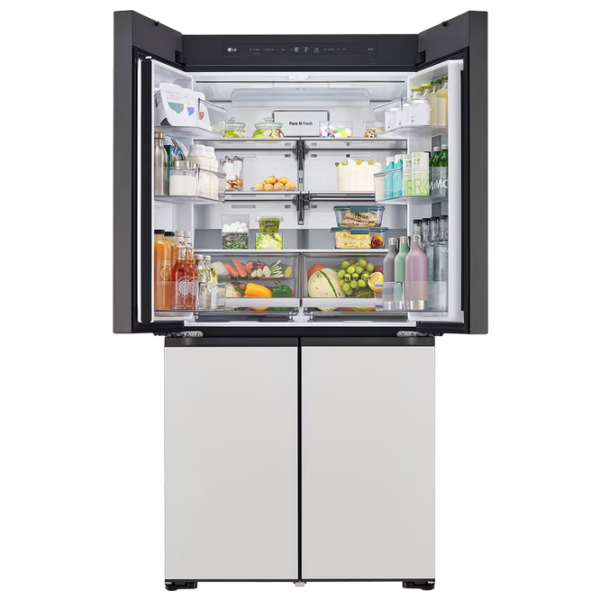 Frigider LG GMV960NNME cu congelator jos 617 l / 186.5 cm / Multicolor photo 6
