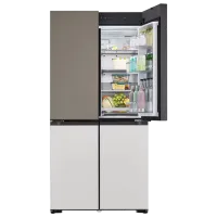 Frigider LG GMV960NNME cu congelator jos 617 l / 186.5 cm / Multicolor photo 7